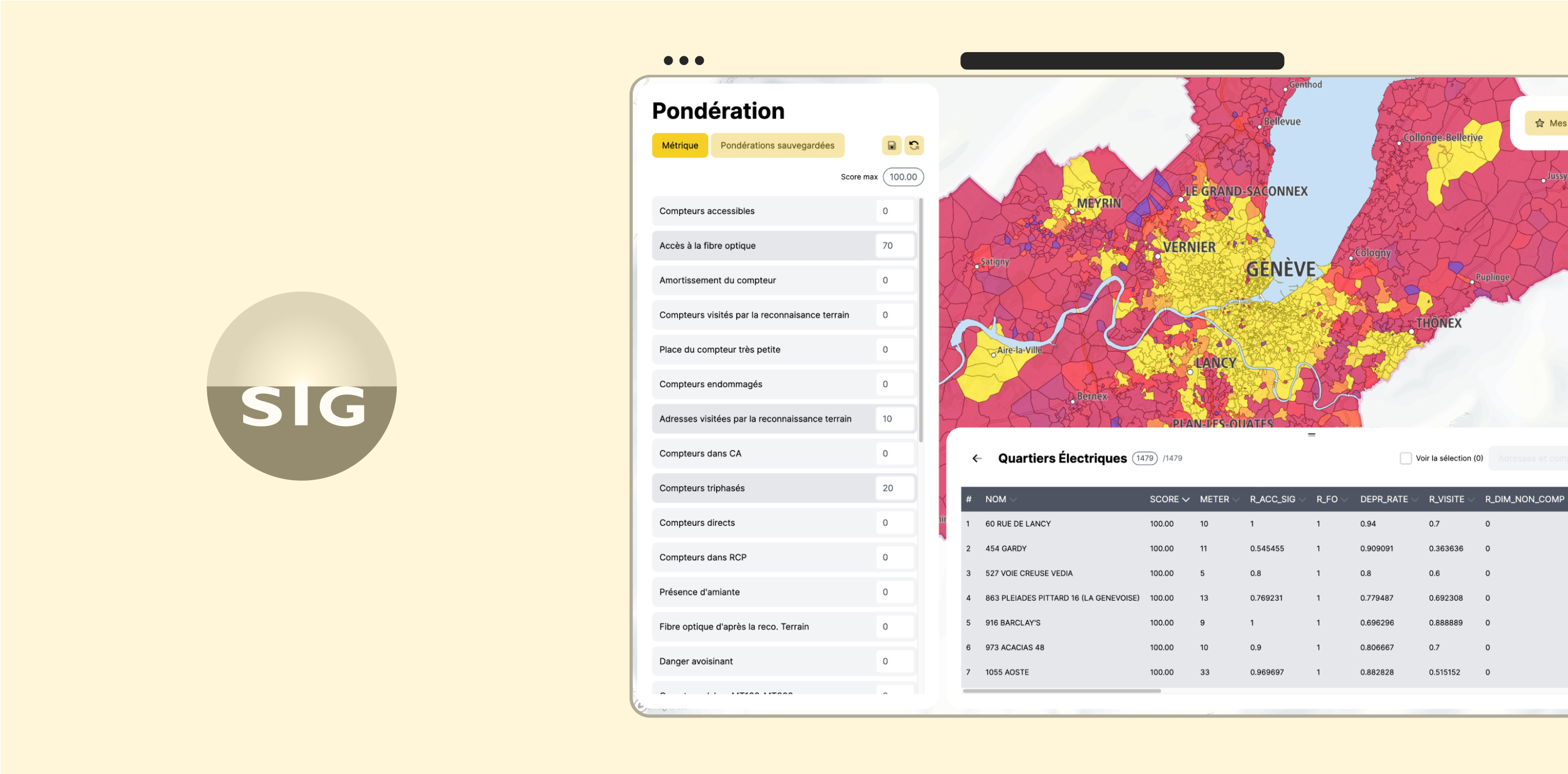 Intelligent deployment of smart metering GIS